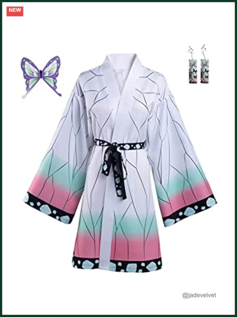 Anime Cloak Cosplay Costume Kimono Cape Robe Halloween Adult